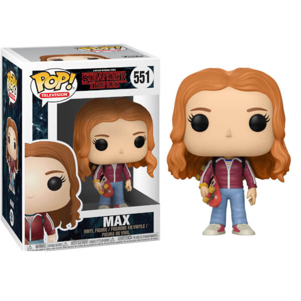 Stranger Things Max with Skateboard Pop! Vinyl Figure ...