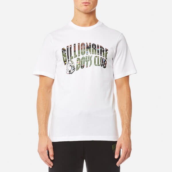 Billionaire Boys Club Men's Space Camo Arch Logo T-Shirt - White ...