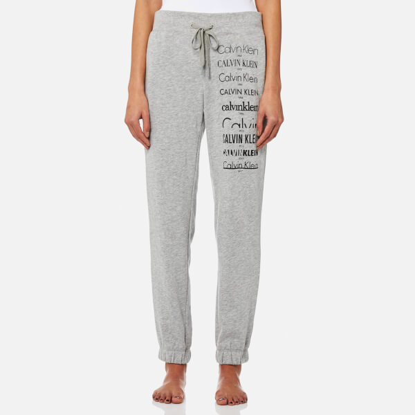 Calvin Klein Women's Logo Joggers Grey Heather Clothing