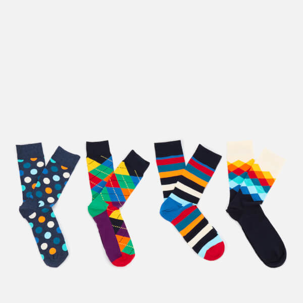 Happy Socks Mens Mix Socks Gift Box - Multi - UK 7.5-11.5 Mens Clothing ...