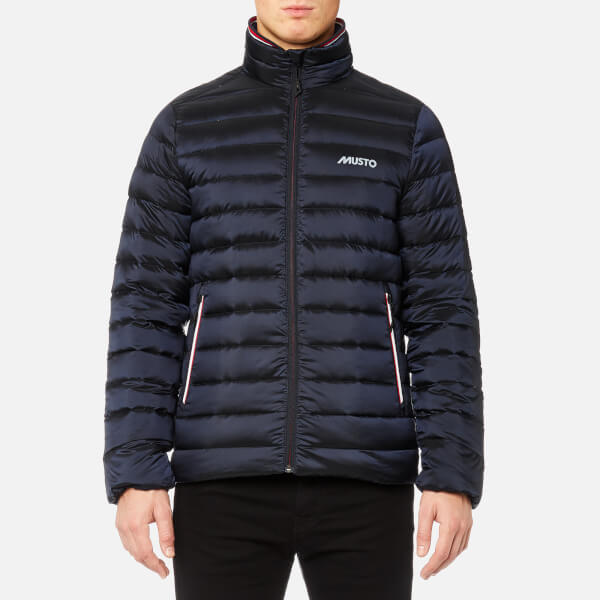 MUSTO Men's Myers Packaway Jacket True Navy Clothing