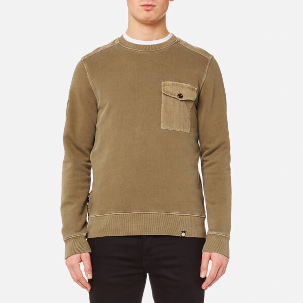 Download Pretty Green Men's Trebeck Crew Neck Sweatshirt - Mid ...