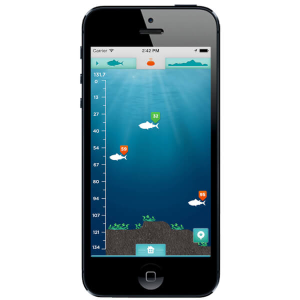 iBobber Castable Bluetooth Smart Fish Finder with App IWOOT