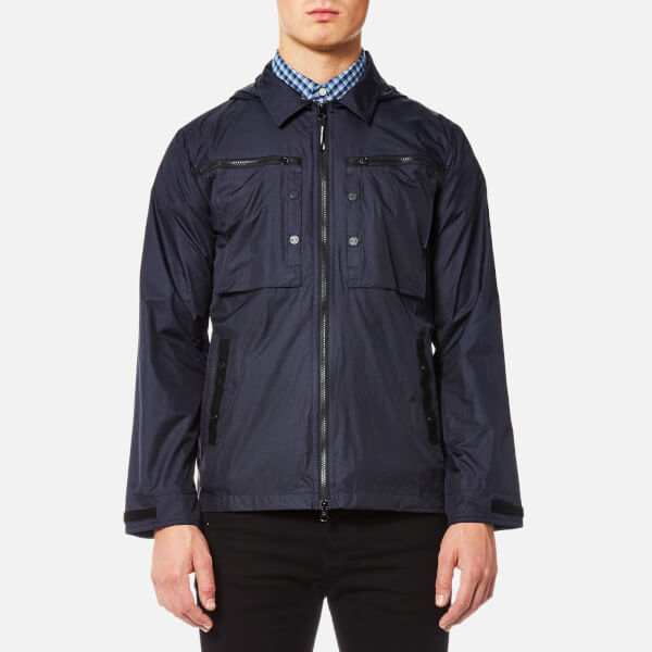 Marshall Artist Men's Ripstop Overshirt Navy Mens Clothing