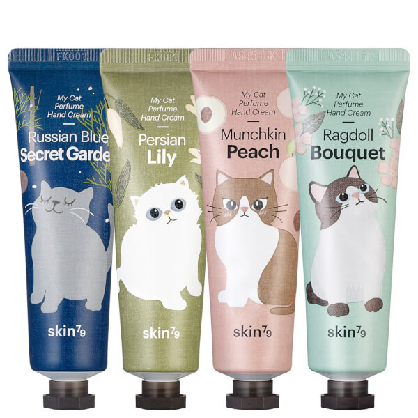 Skin79 My Cat Perfume Hand Cream Set 4 x 30ml Free Shipping Lookfantastic