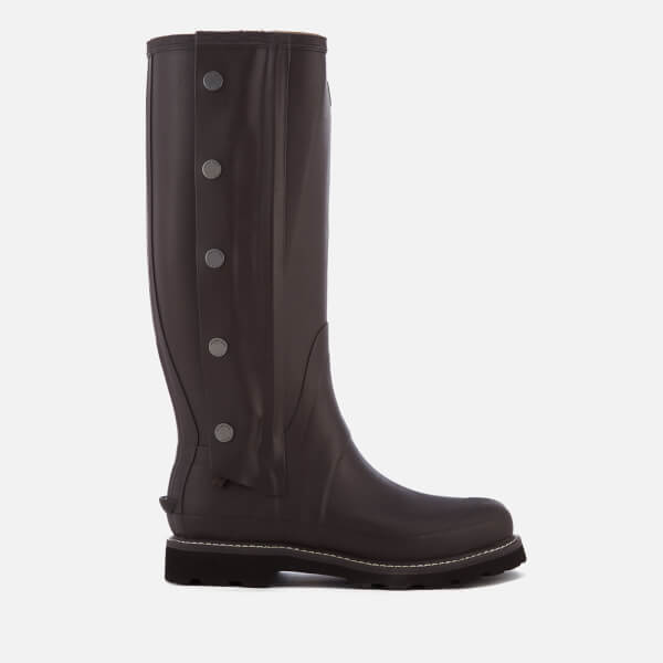 Hunter Men's Balmoral Side Zip Wellington Boots - Bitter Choc Mens ... Hunter Men's Balmoral Side Zip Wellington Boots - Bitter Choc: Image 1