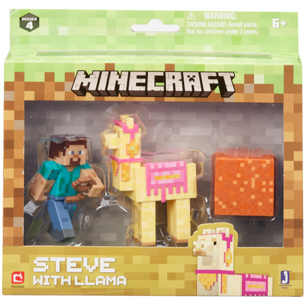 Minecraft Steve with Llama Action Figures  IWOOT