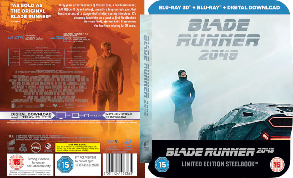 Blade Runner 2049 3D (Includes 2D Version) - Limited ...