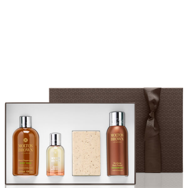 Molton Brown Men's Re-Charge Black Pepper Collection Gift Set Health