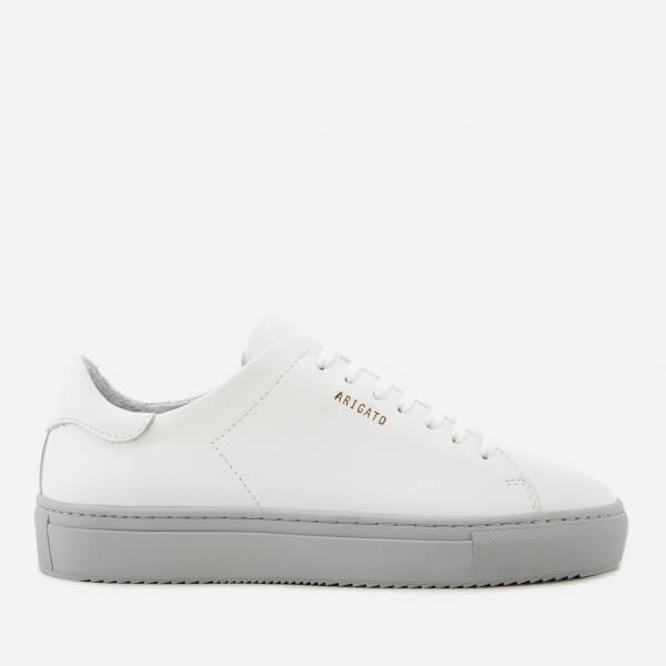 how to clean leather trainers white