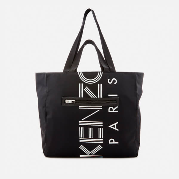 Kenzo Women S Logo Nylon Tote Bag Black Free Uk Delivery Over 50 Kenzo Women S Logo Nylon Tote Bag Black Image 1