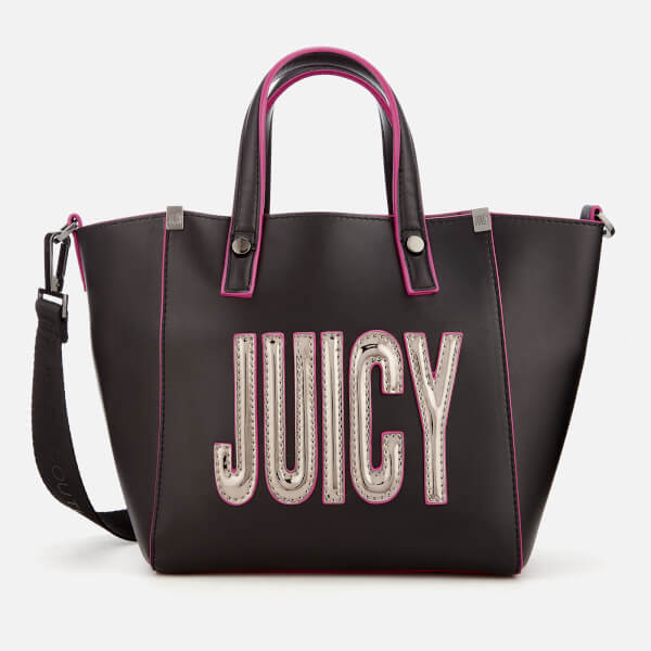 Juicy Couture Women S Arlington Mini Soft Tote Bag Gunmetal Juicy Couture Women S Arlington Mini Soft Tote Bag Gunmetal Metallic Image 1