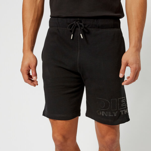 Diesel Men's Pan Sweat Shorts - Black Mens Clothing | TheHut.com