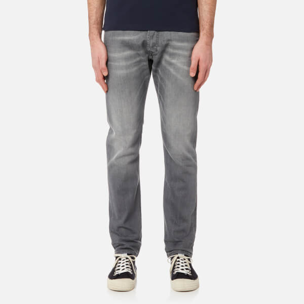 Diesel Men's Tepphar Carrot Fit Jeans Grey Mens Clothing