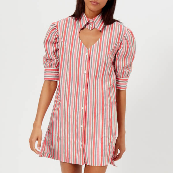 Vivienne Westwood Anglomania Women S Heart Dress Orange Stripe Vivienne Westwood Anglomania Women S Heart Dress Orange Stripe Image 1