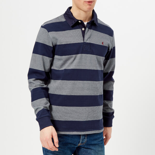 Joules Men S Onside Striped Rugby Shirt French Navy Stripe Mens Joules Men S Onside Striped Rugby Shirt French Navy Stripe