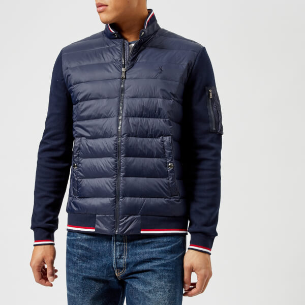 Polo Ralph Lauren Men's Hybrid Quilted Jacket French Navy Free UK