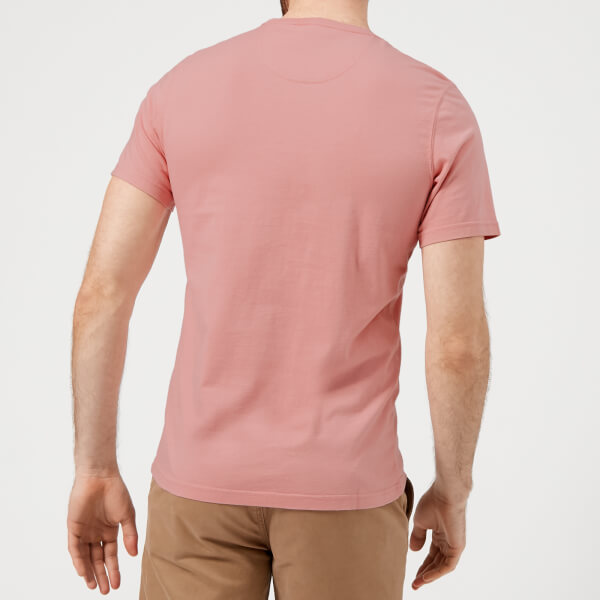 Barbour Men's Sports T-Shirt - Dusty Pink Clothing | TheHut.com