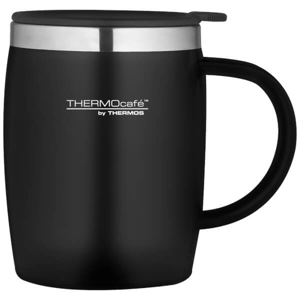 Thermos ThermoCafe Soft Touch Desk Mug Black 450ml Homeware