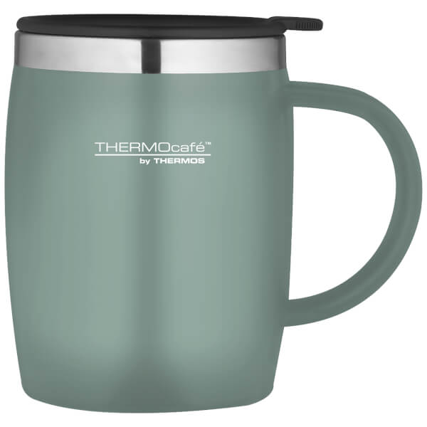 Thermos ThermoCafe Soft Touch Desk Mug Duck Egg 450ml Homeware