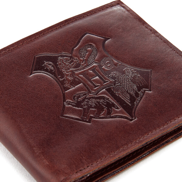 Harry Potter Leather Bifold Wallet - Black | IWOOT