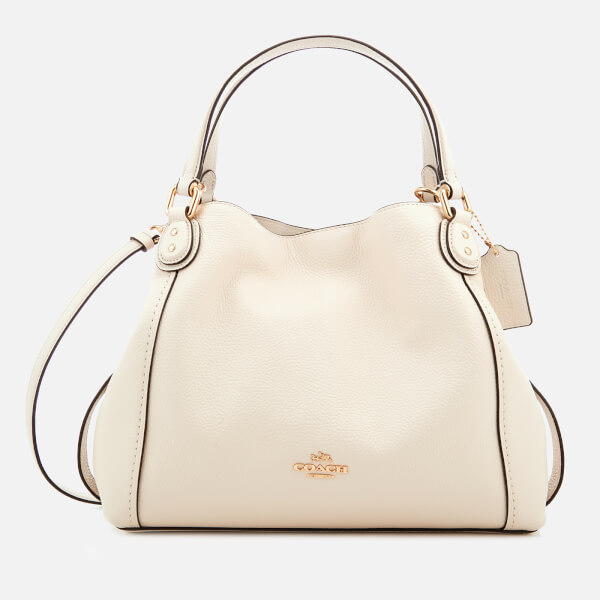 Coach Women's Edie 28 Shoulder Bag Chalk Free UK Delivery over £50