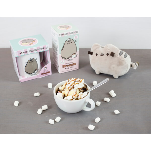 bakedin Pusheen Chocolate Brownie Mug Gift Set IWOOT