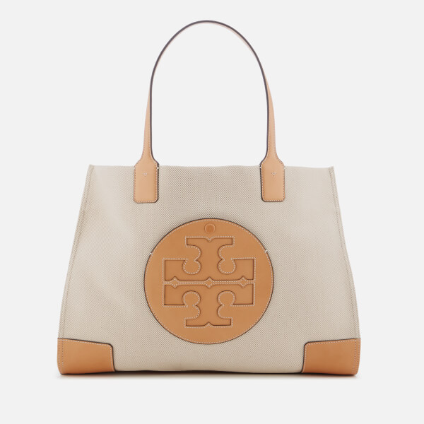 Tory Burch Women's Ella Canvas Tote Bag - Natural/Ivory