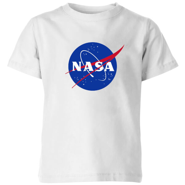 NASA Logo Insignia Kids' TShirt White Merchandise Zavvi