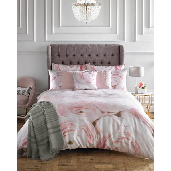 Karl Lagerfeld Rana Rose Duvet Cover - Pink Homeware 