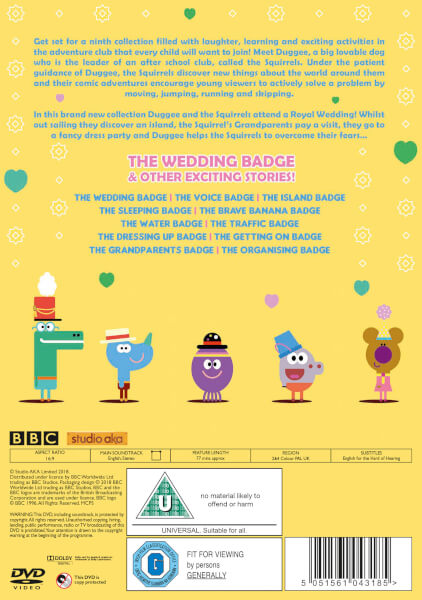 Hey Duggee The Wedding Badge Amp Other Stories Dvd Fr Zavvi
