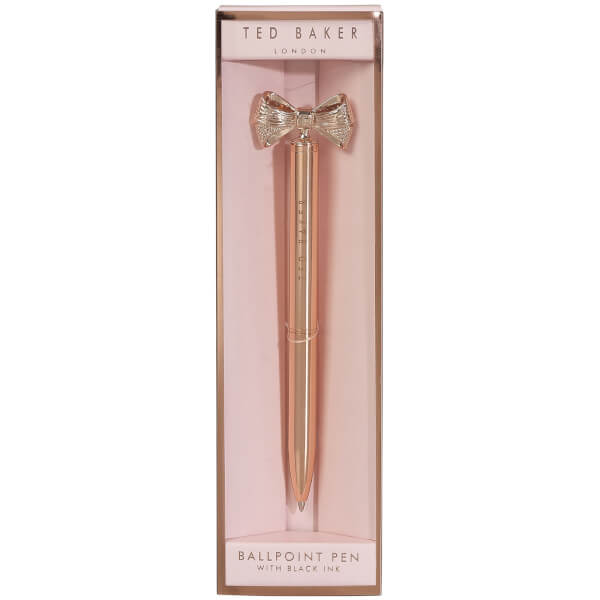 Ted Baker Signature All About Bows Pen - Rose Gold Traditional Gifts | TheHut.com