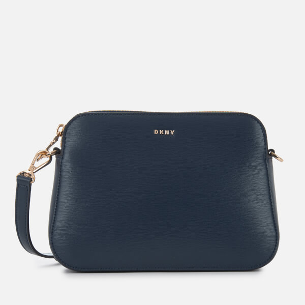 DKNY Women's Bryant Centre Zip Cross Body Bag Navy