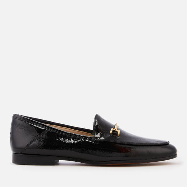 Sam Edelman Women's Loraine Crinkle Patent Loafers - Black | FREE UK ...