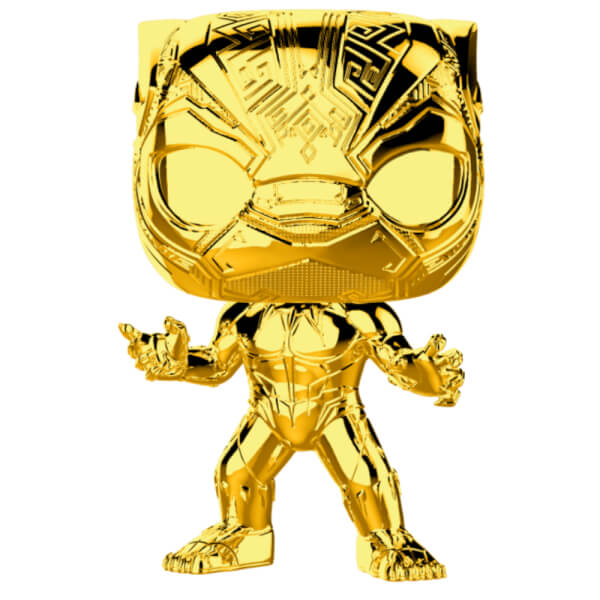 Marvel MS 10 Black Panther Gold Chrome Pop! Vinyl Figure