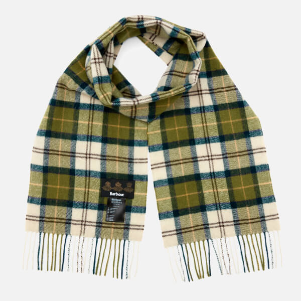 Barbour Men's Tartan Lambswool Scarf Ancient Mens Accessories