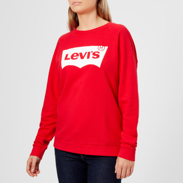Levi's Women's Relaxed Graphic Crew Neck Jumper Better Fleece