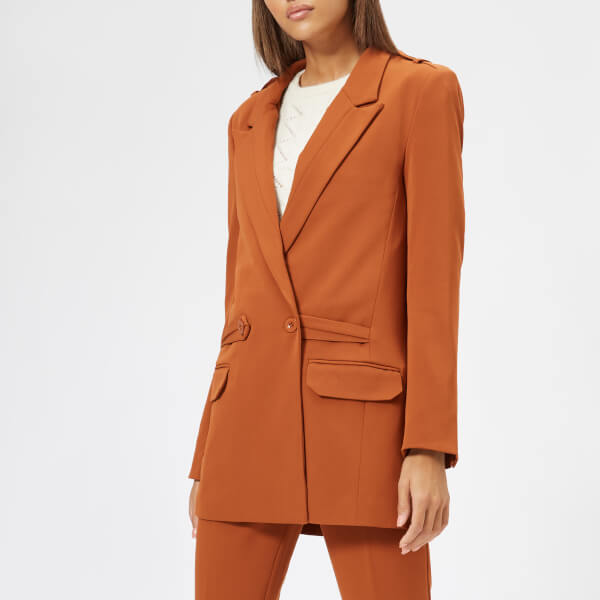 Gestuz Women's Cara Blazer Caramel Womens Clothing