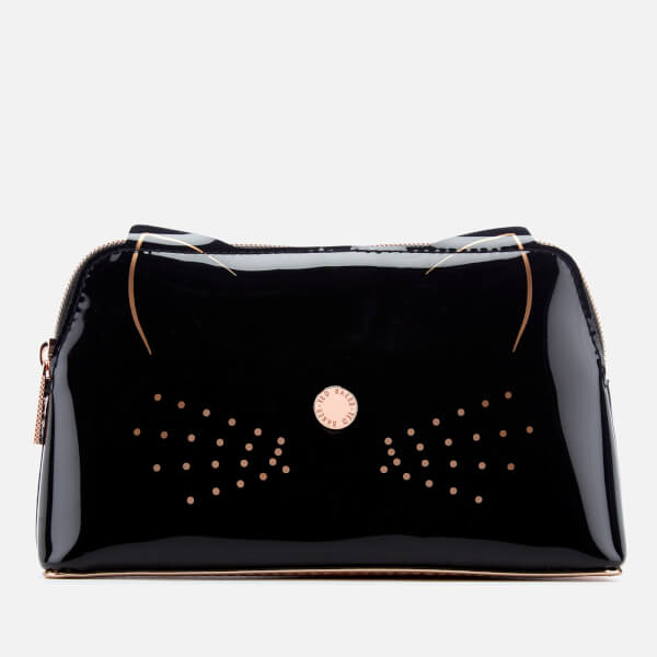 Ted Baker Women S Maccoa Cat Makeup Bag Black Ted Baker Women S Maccoa Cat Makeup Bag Black Image 1