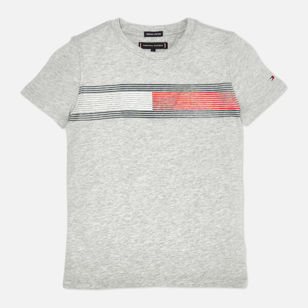 Club tommy hilfiger logo flag t shirt grey vest department stores