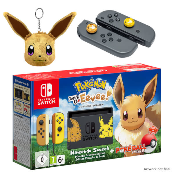 is opdragelse Duplikering Nintendo Switch Pikachu & Eevee Edition Up For Pre-Order In The UK,  Pre-Order Bonus Revealed – NintendoSoup
