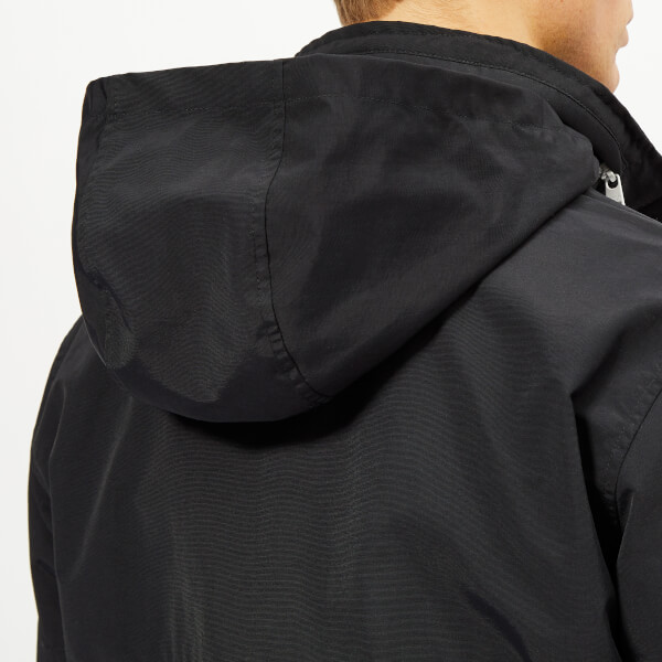Calvin Klein Jeans Men's Institutional Logo Pop Over Jacket - Black ...
