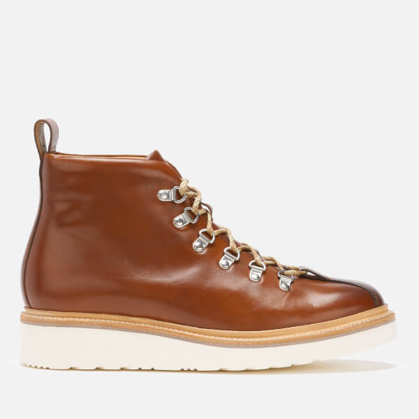 Grenson Men's Bobby Had Painted Leather Hiking Style Boots - Tan | FREE ...