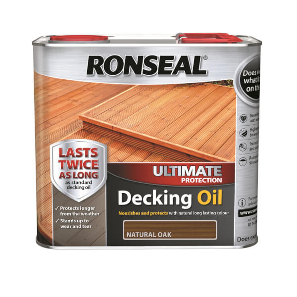 RONSEAL ULT PROTECTION DECK OIL NAT OAK Homebase