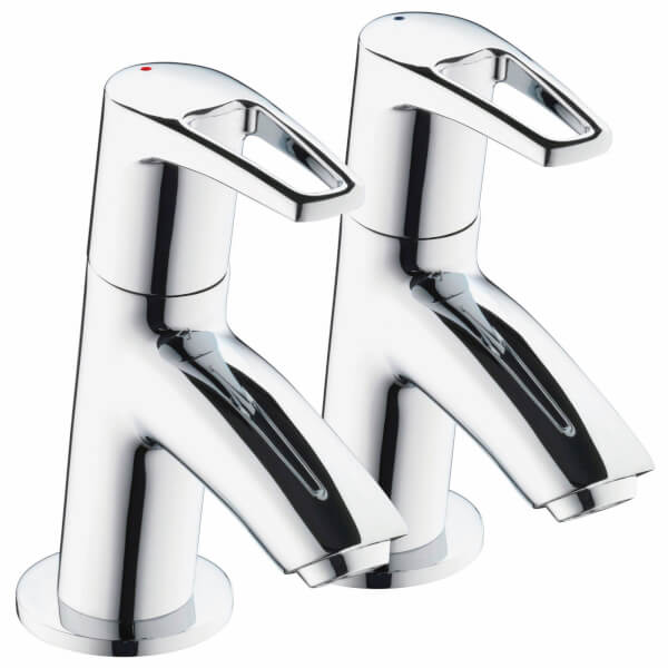 Bristan Smile Basin Taps Chrome Homebase