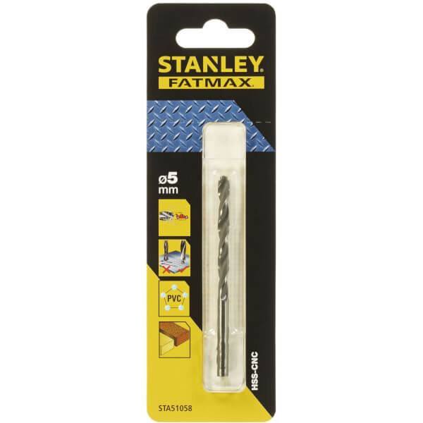 Stanley Fatmax Bullet Metal Drill Bit 5mm STA51058QZ Homebase
