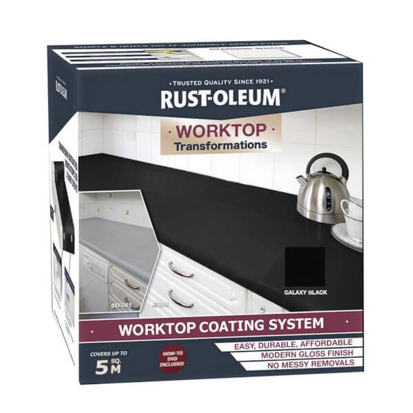 Rustoleum Kitchen Worktop Transformation Black Homebase