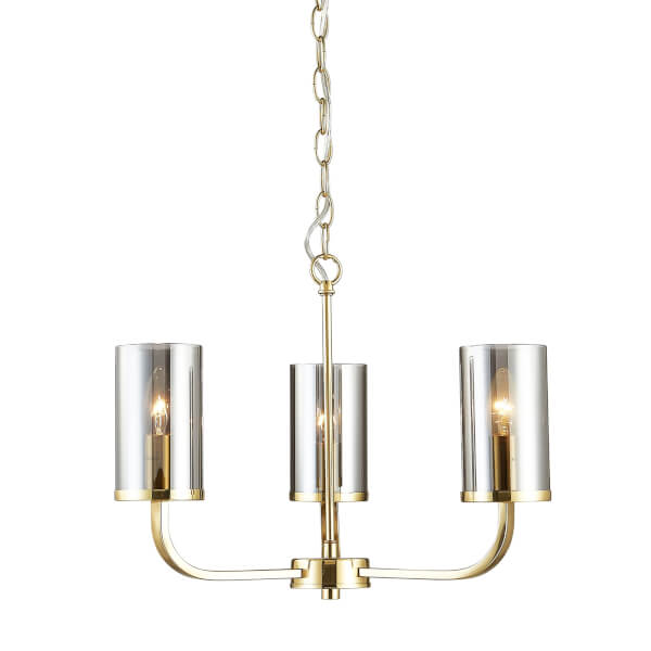 Enzo 3 Light Glass Fitting Homebase