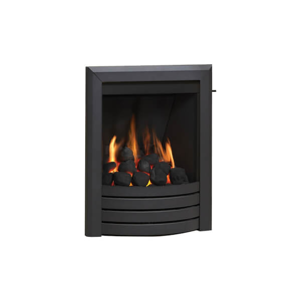 Be Modern Design Deepline Inset Gas Fire Slide Control Black Homebase