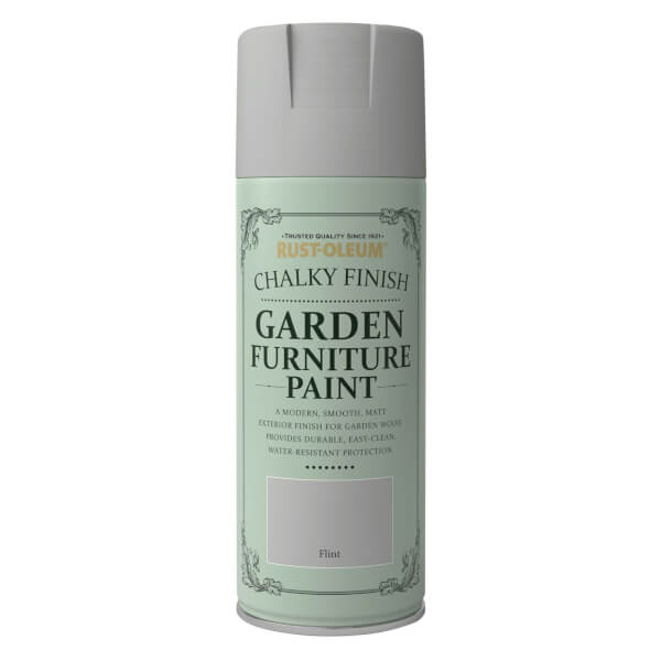 RustOleum Garden Furniture Spray Paint Flint 400ml Homebase